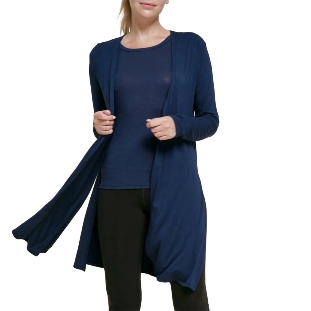 ELIE TAHARI Open Long Cardigan